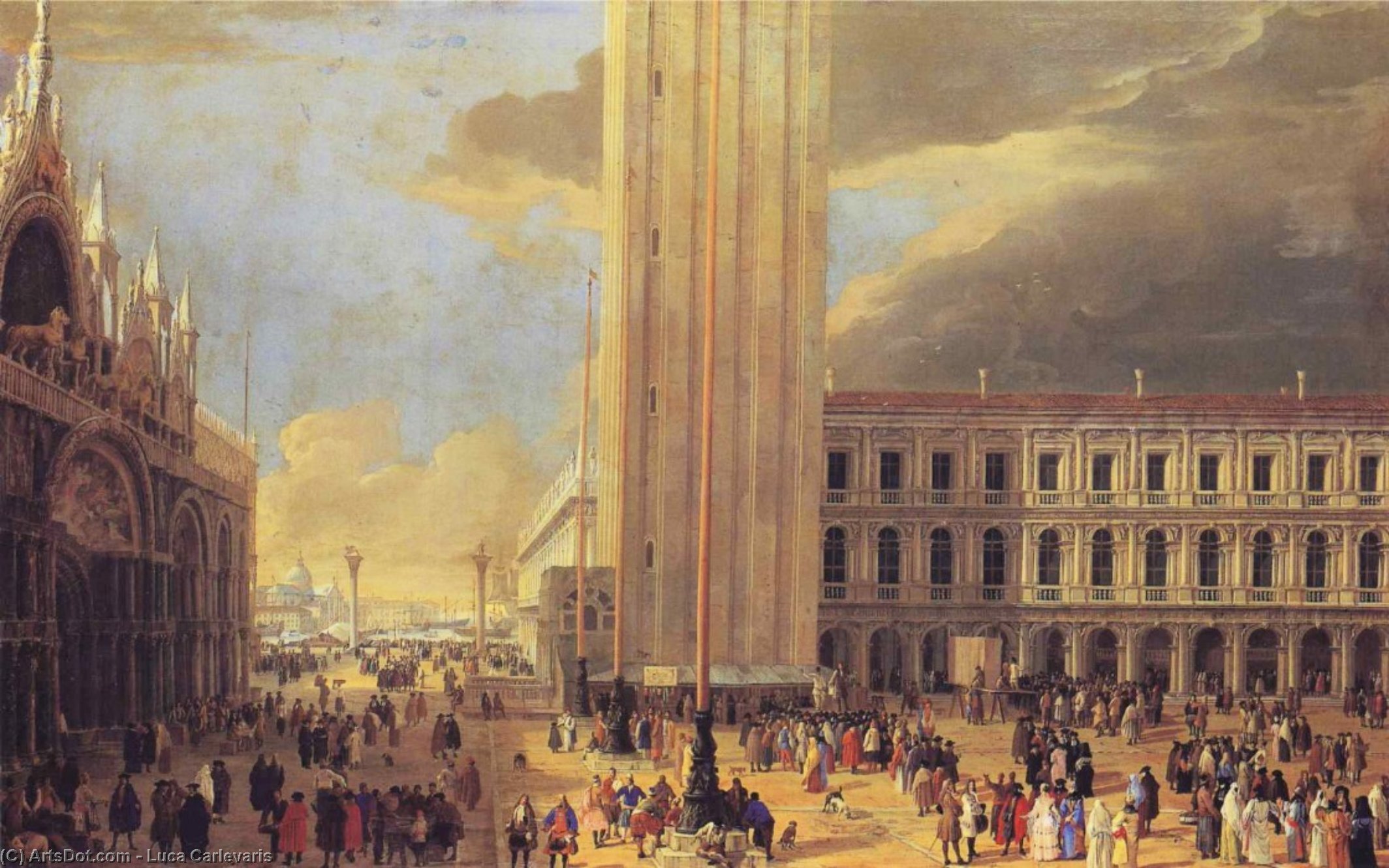 St. Mark's Square With Charlatans — Luca Carlevaris