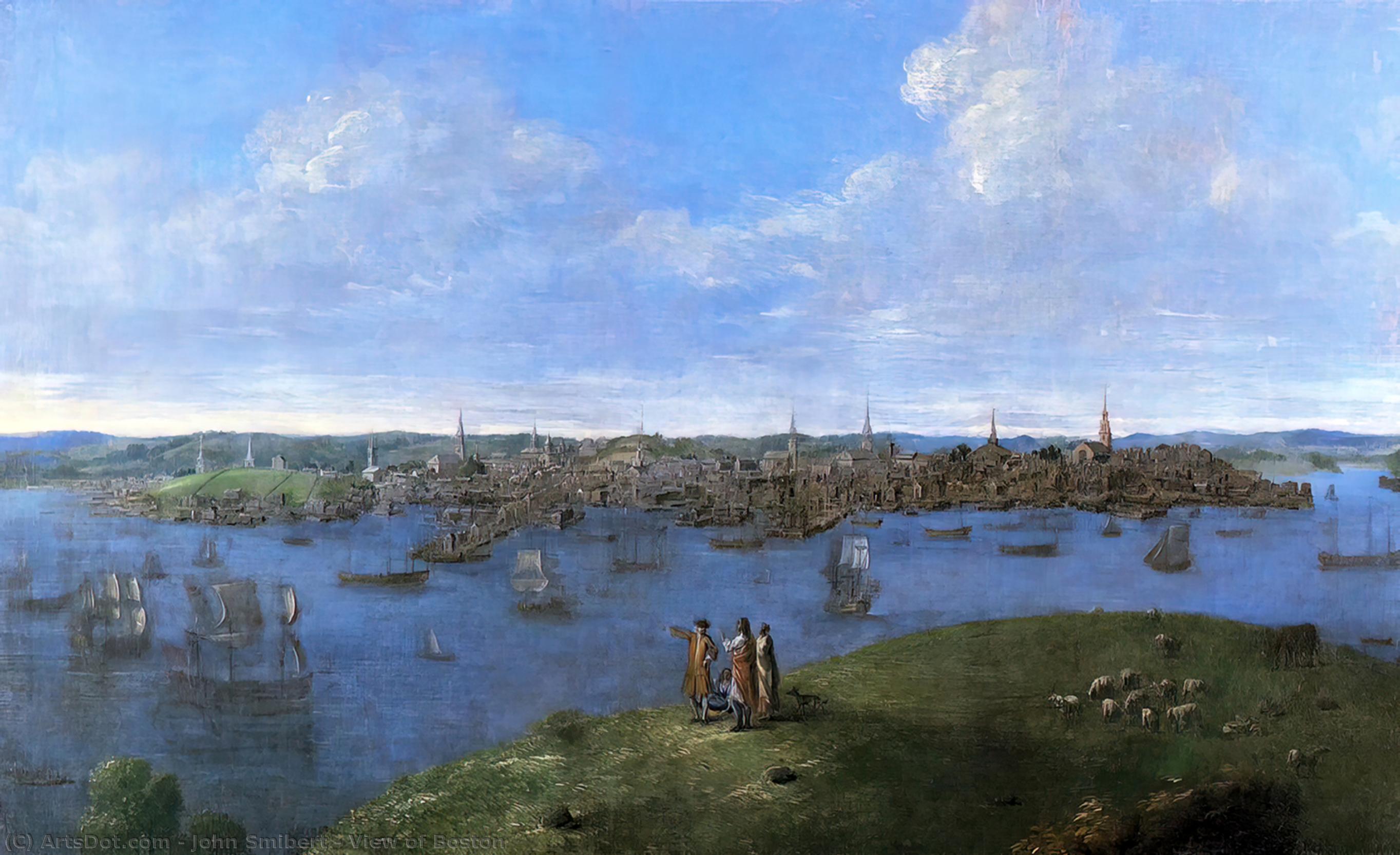 View Of Boston — जॉन स्मिबर्ट
