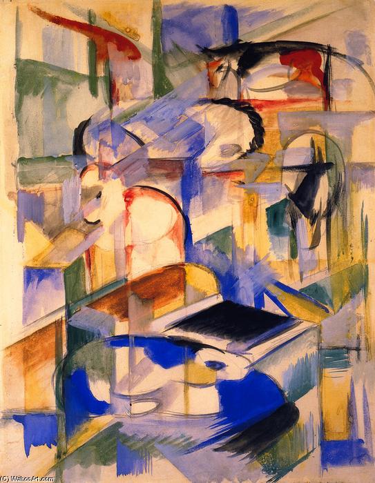 Composition D'animaux — Franz Marc