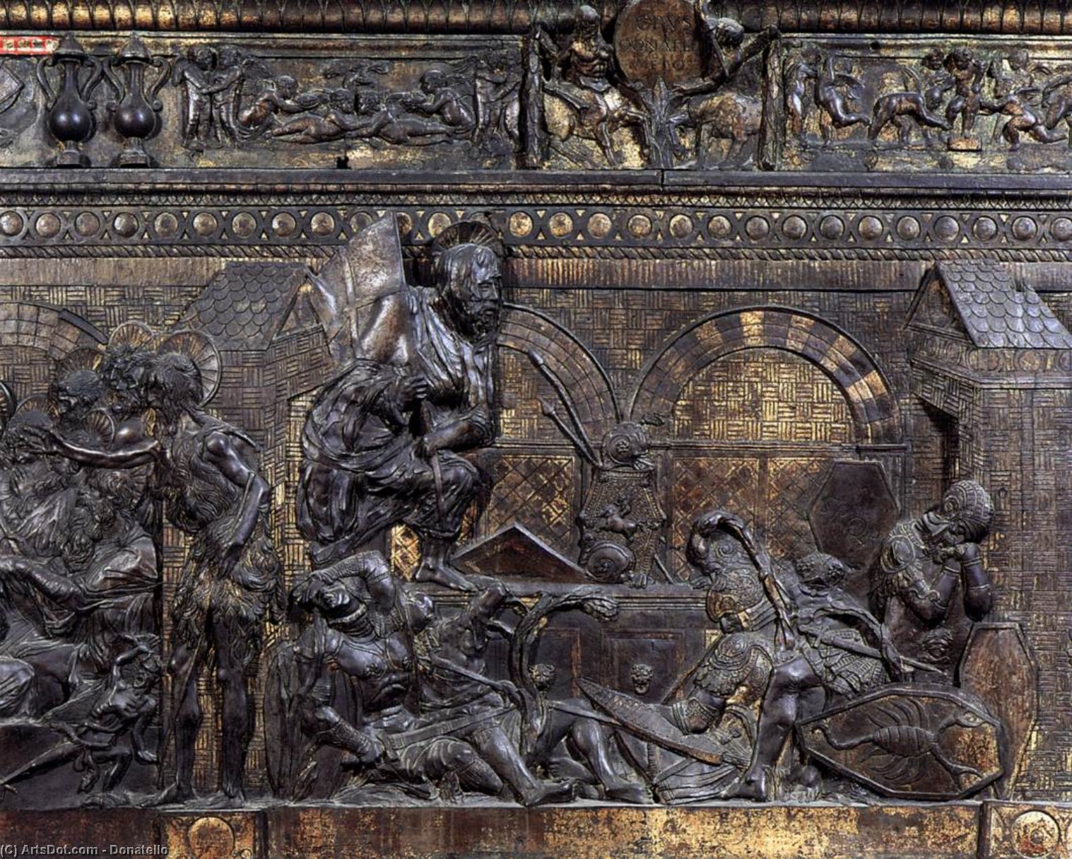 Christ Devant Pilate Et Caïphe — Donatello