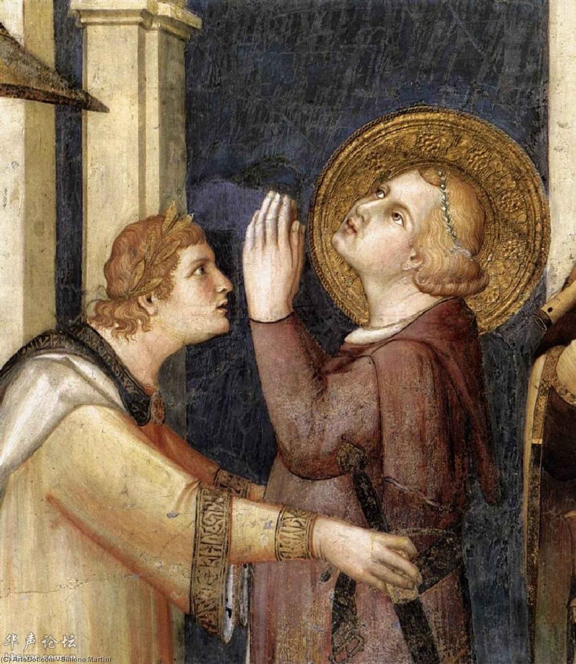 St Martin È Cavalcitato — Simone Martini