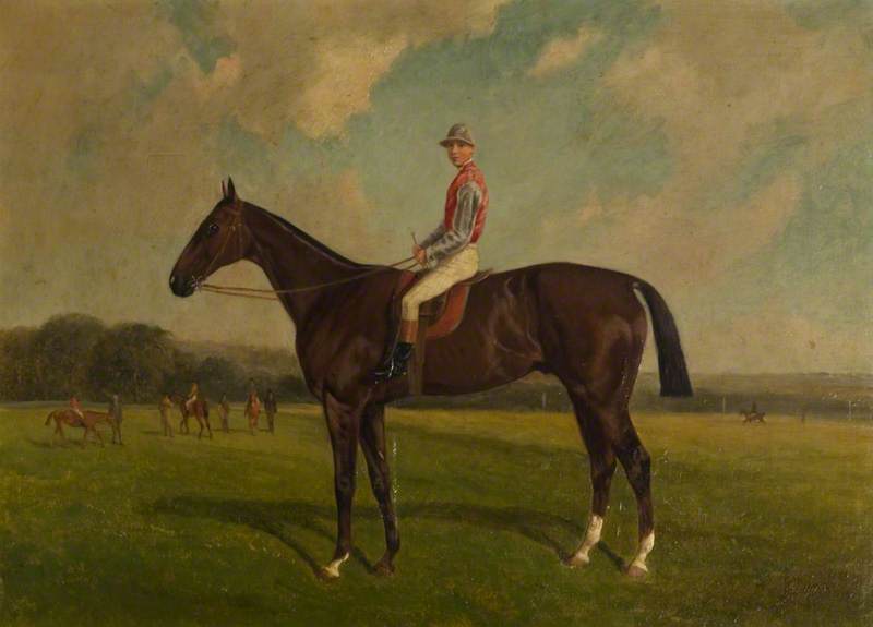 'friday' With Jockey On A Racecourse — John Duvall
