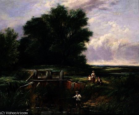 Children By A Lock Gate — John Anthony Puller