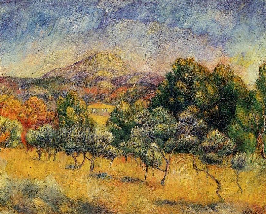 Monte Sainte-victoire — Pierre-auguste Renoir