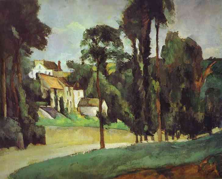 Vägen Till Pontoise — Paul Cézanne