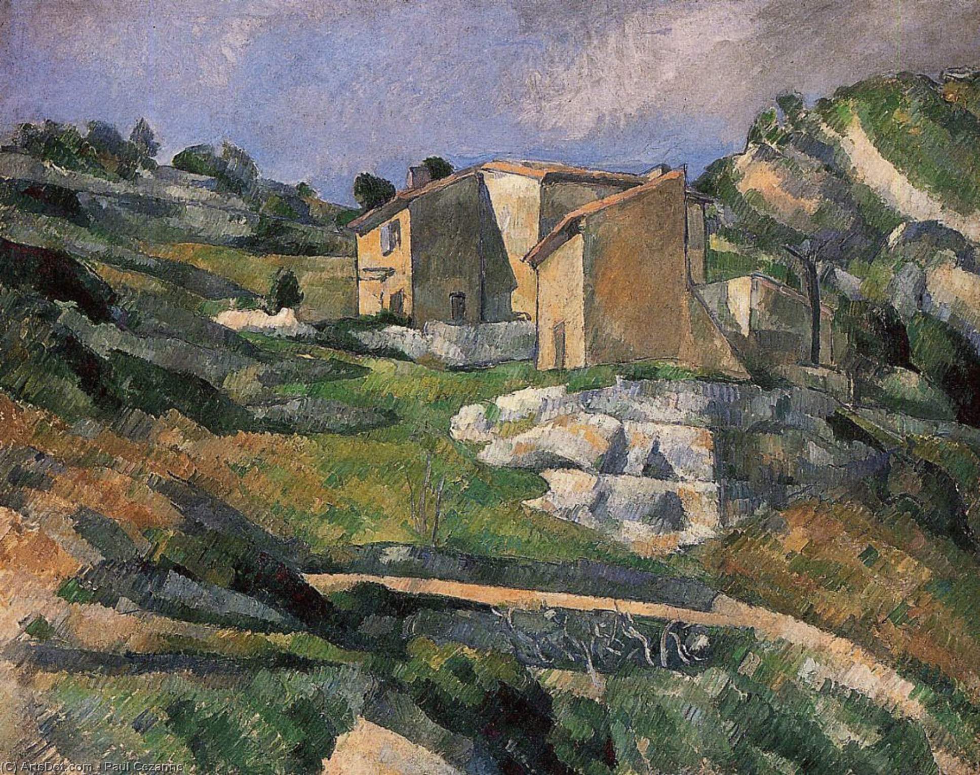 Case În Provence — Paul Cézanne