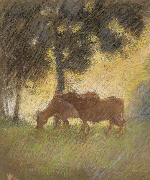 Cows Taking Shade — George Clausen