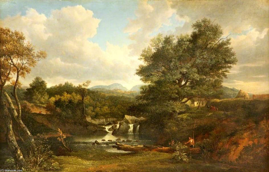 The Miller's Linn, Inveraray od Patrick Nasmyth, olej na plátně, ručně malováno