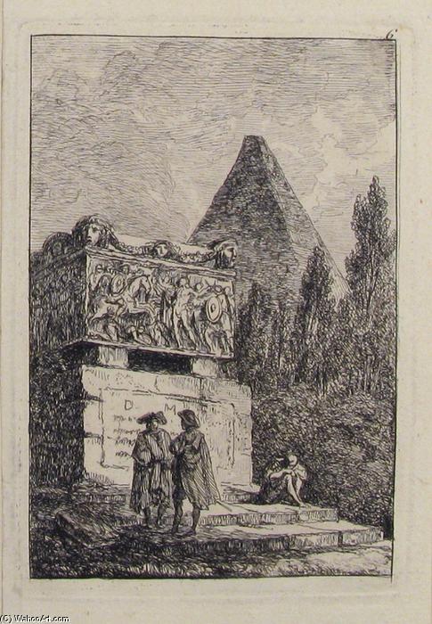 The Sarcophag — Hubert Robert