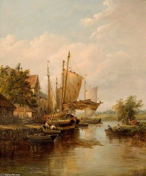 Canal Scene — James Stark
