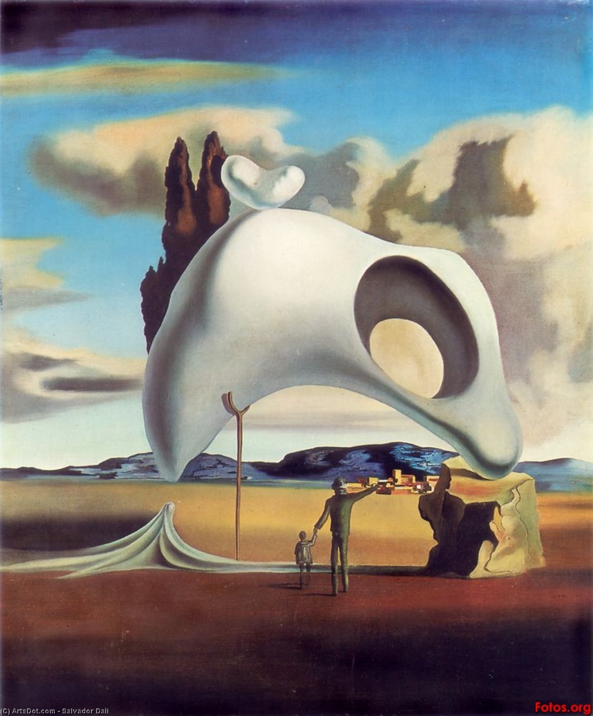 Efter Regnet Förfallna Förstadvånjor — Salvador Dalí