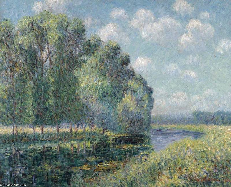 By The Eure River In Spring — Gustave Loiseau