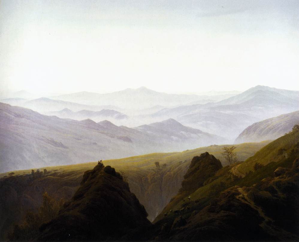 În Munți — Caspar David Friedrich