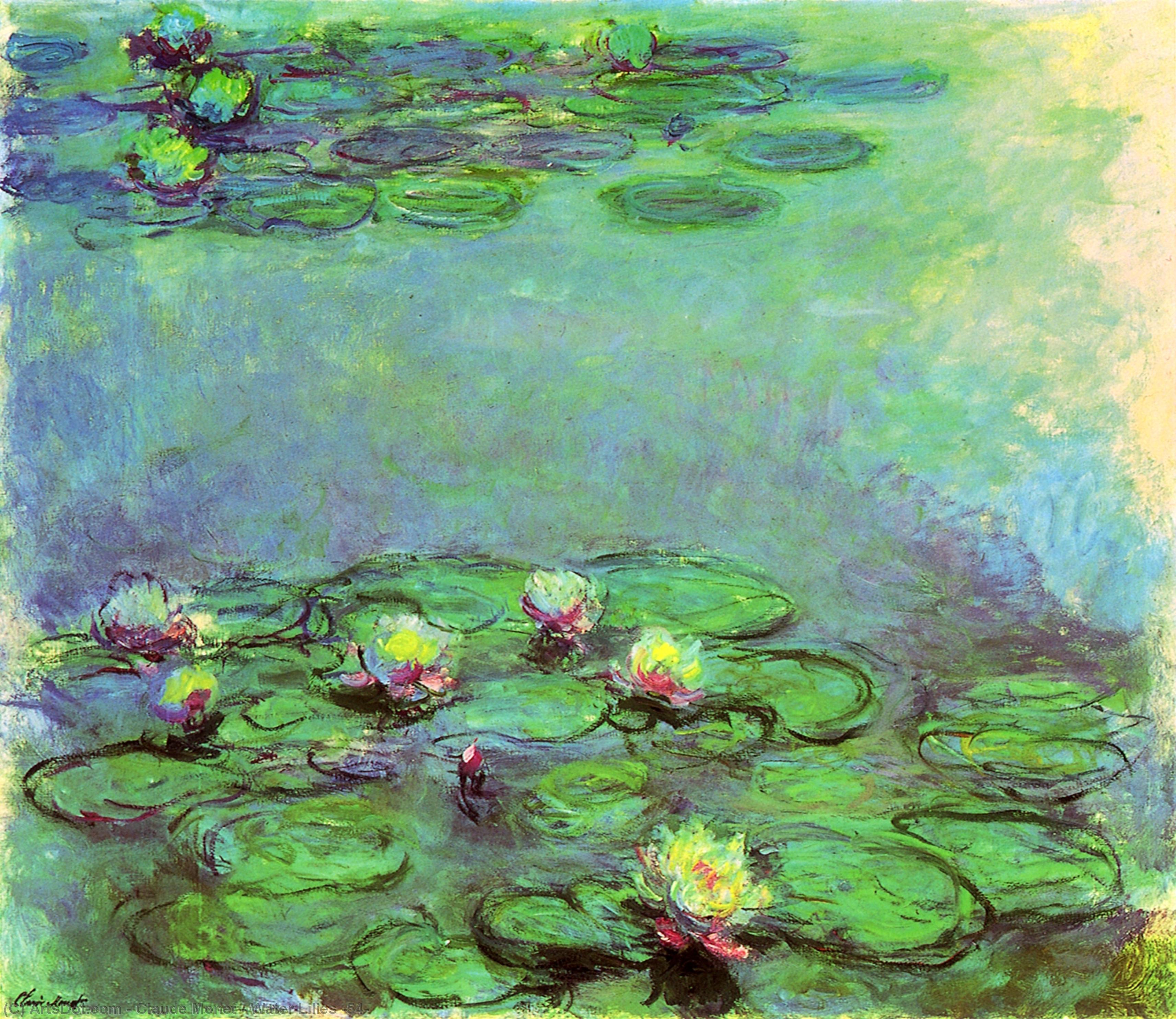 Water Lilies (54) — क्लाउड मोनेट