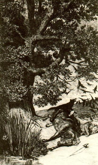 The Fallen Knight — Max Klinger