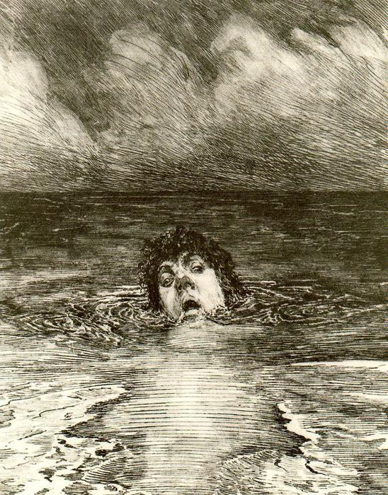 Drowning — Max Klinger