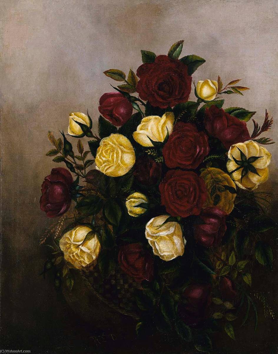 Roses Still Life — Robert Seldon Duncanson