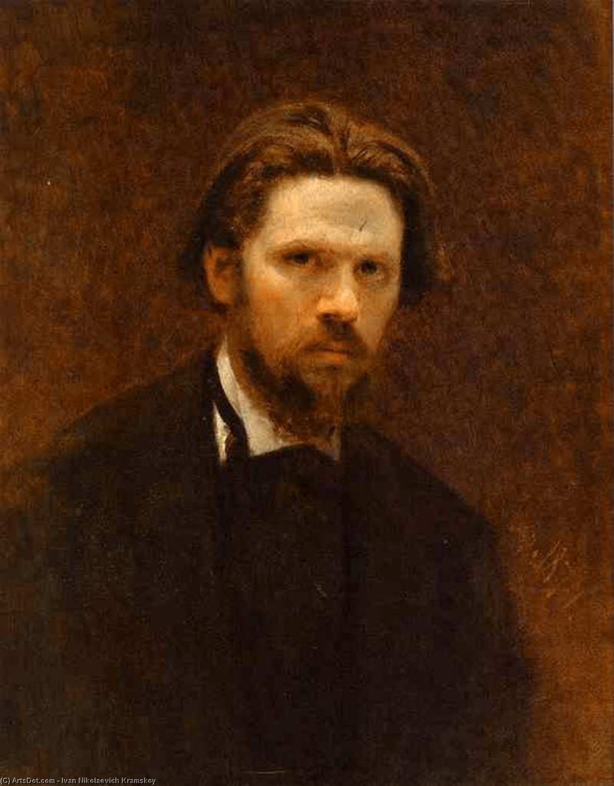Self­portrait 1 — Іван Миколайович Крамський