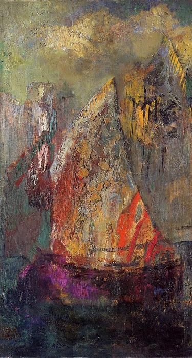 La Barque — Odilon Redon