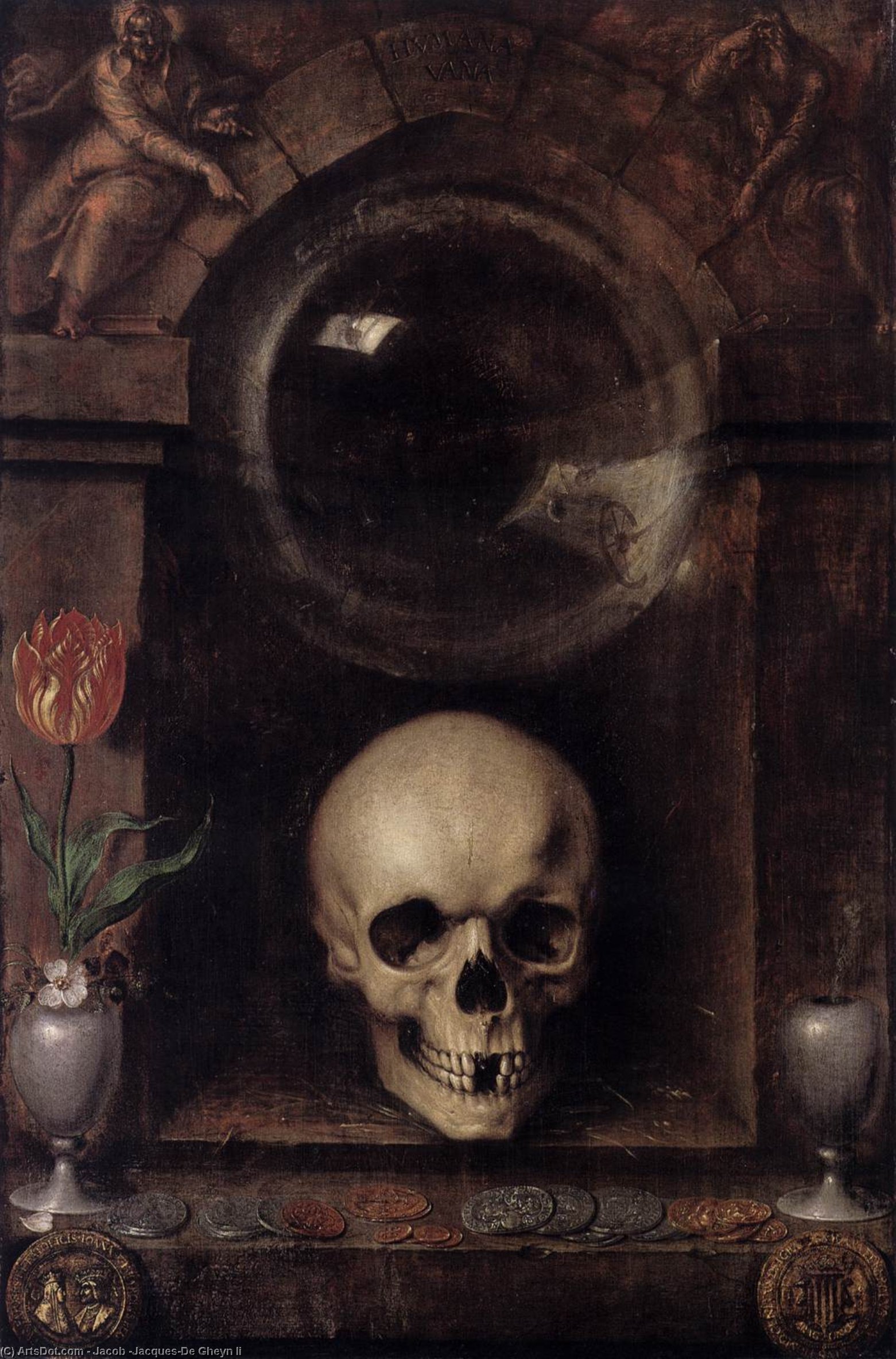 Vanitas Still-life — Jacob (jacques)de Gheyn Ii
