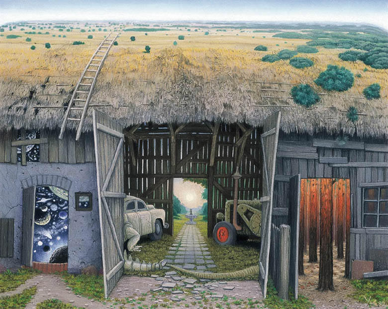 Fantastic Landscape — Jacek Yerka
