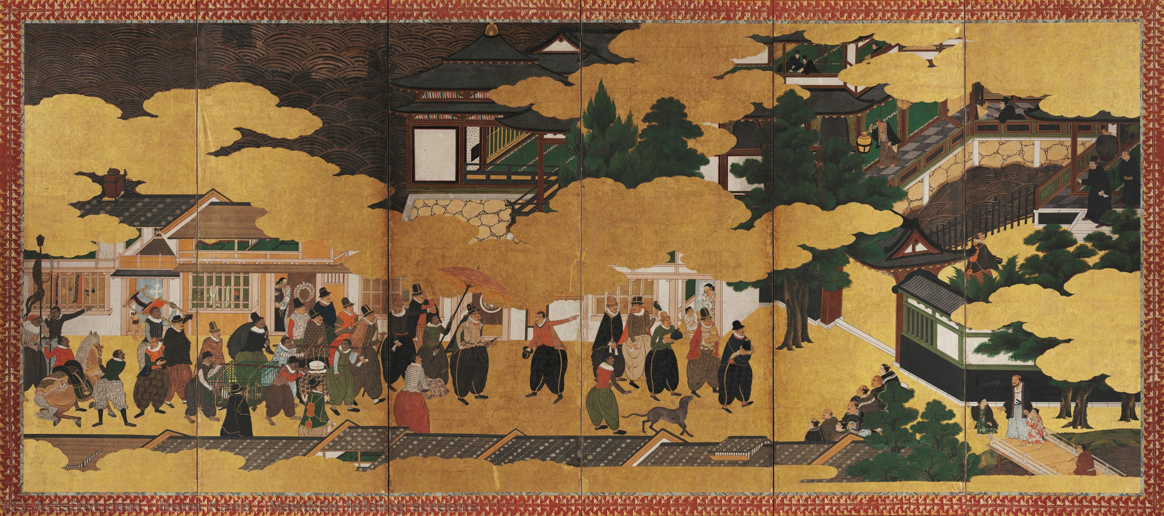 Biombos Namban — Domi Kano