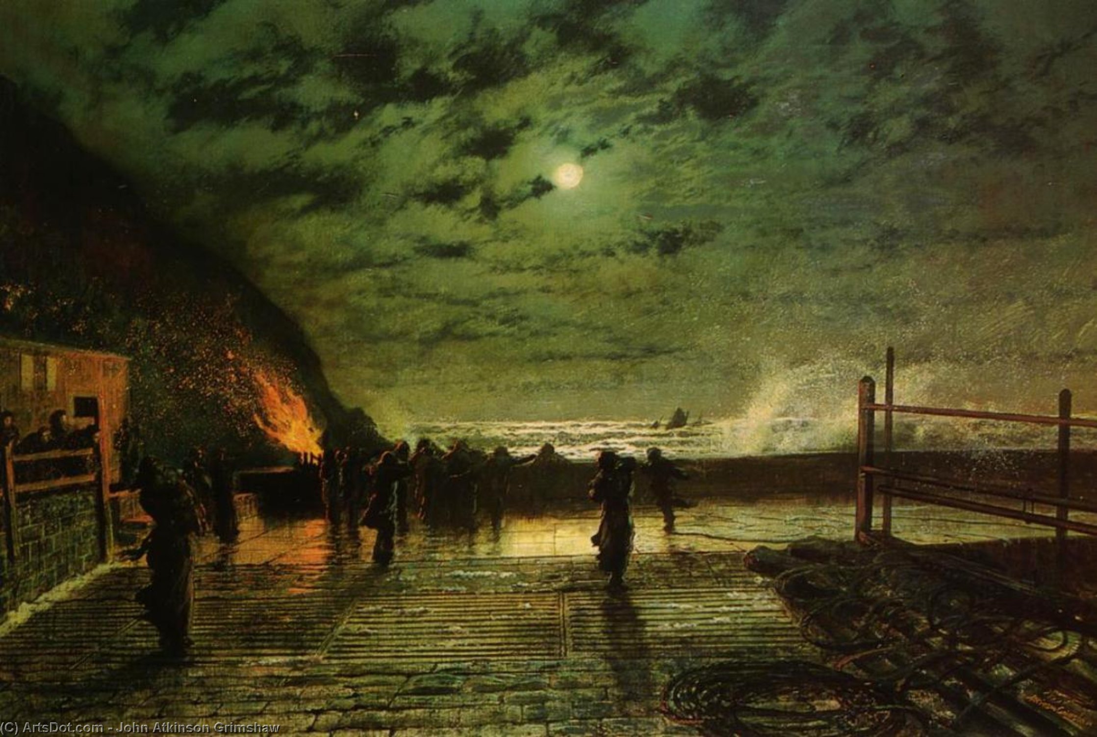 In Peril — John Atkinson Grimshaw