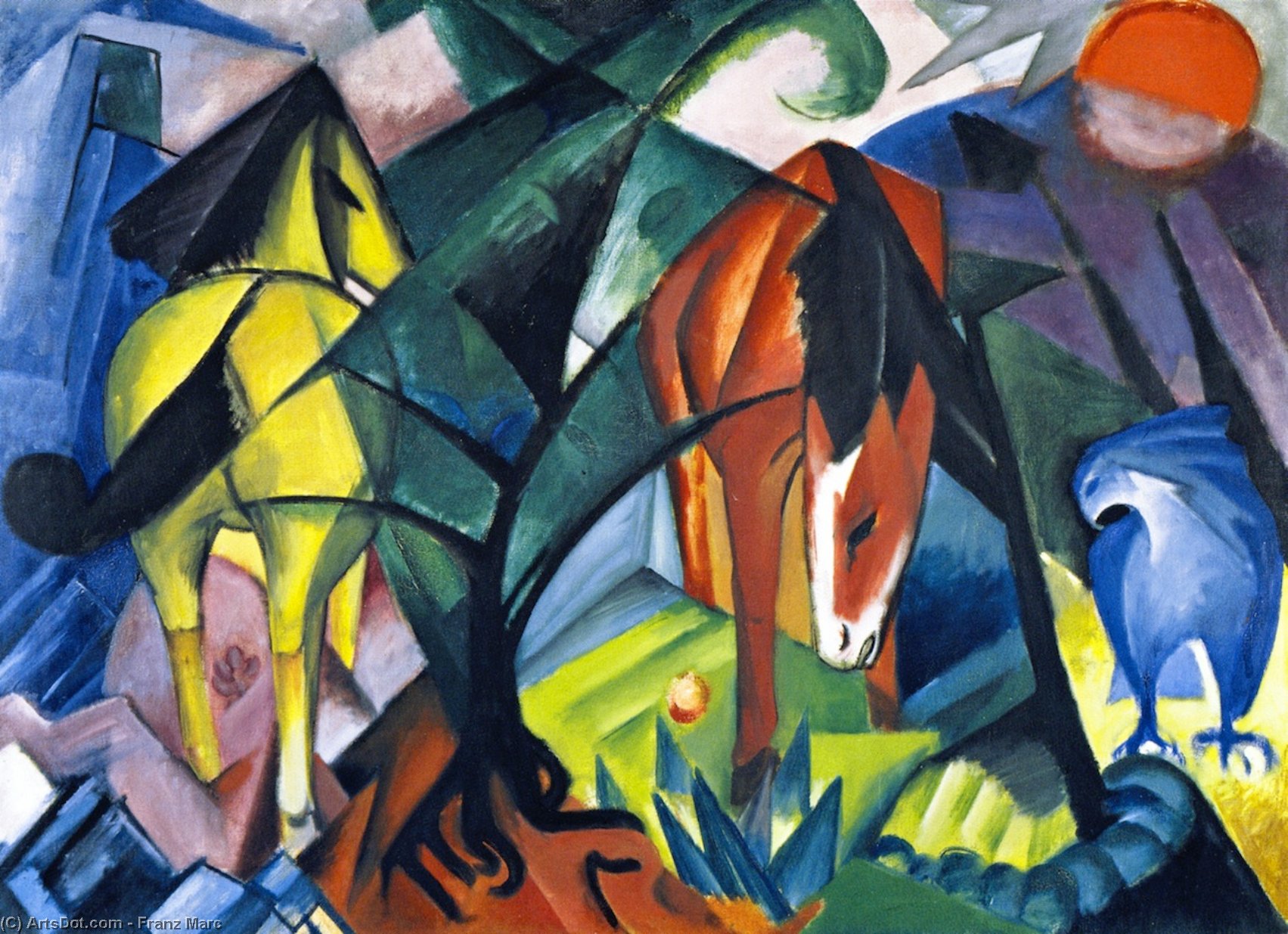 Cavalli E Aquila — Franz Marc