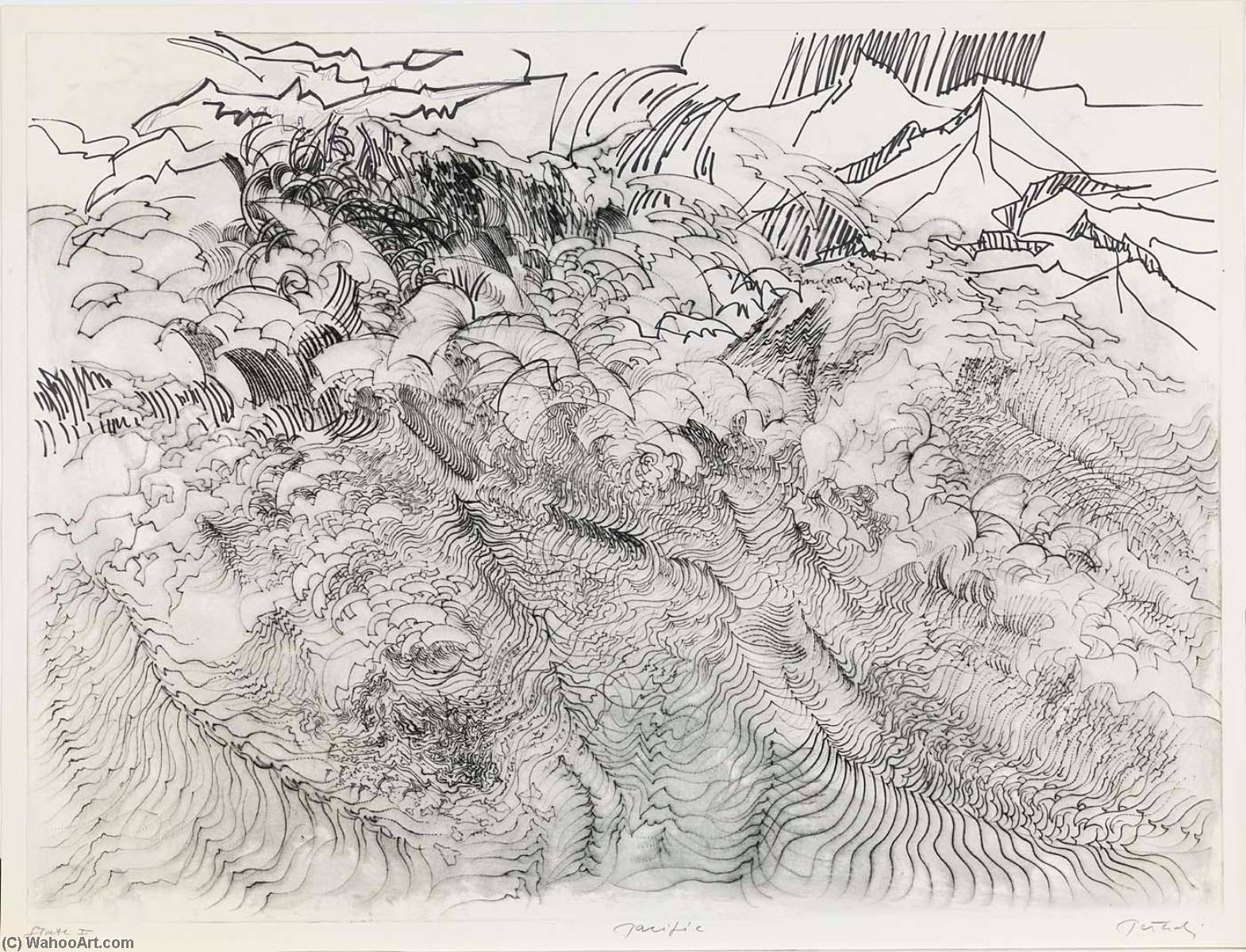 Pacific, State I — Gabor Peterdi