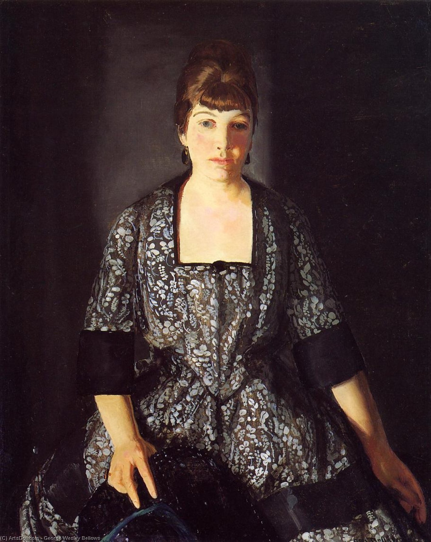 Emma In The Black Print — George Wesley Bellows