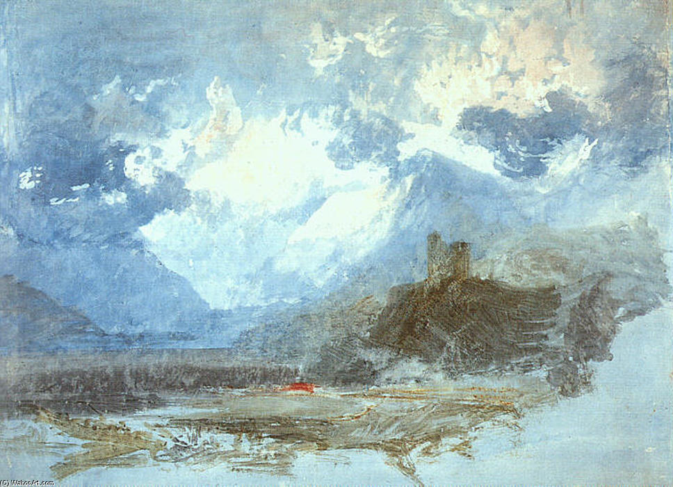 Dolbadern Castle — Джозеф Маллард Уильям Тернер
