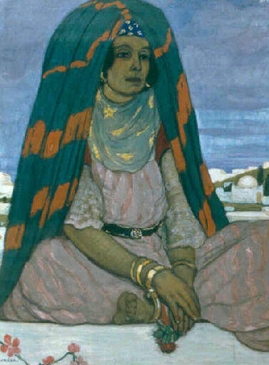 Berbère Assise Sur Une Terrasse — André Sureda