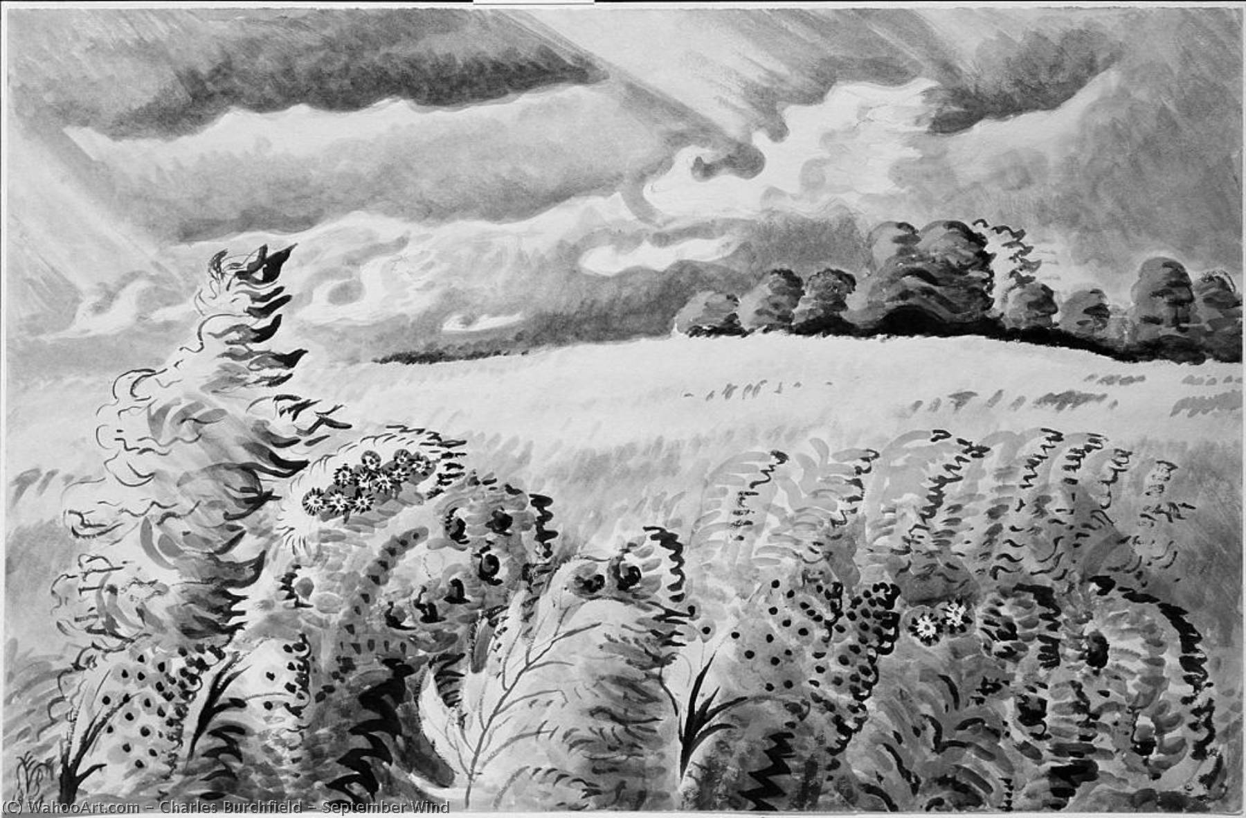 September Wind — Charles Burchfield