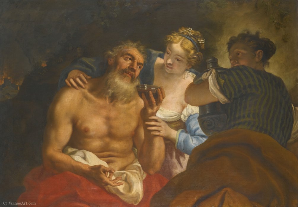 Lot And His Daughters — Niccolò Cassana
