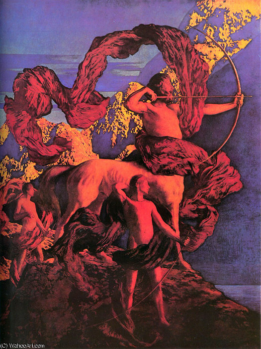 Jason And His Teacher — Maxfield Parrish
