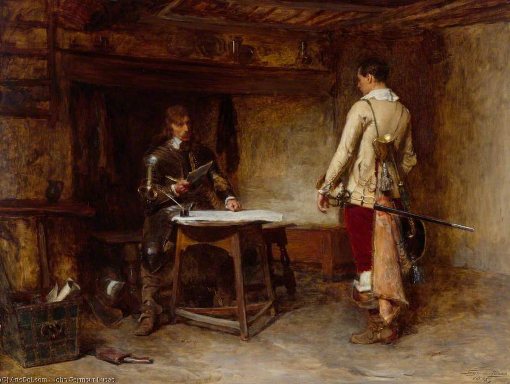 News From The Front — John Seymour Lucas