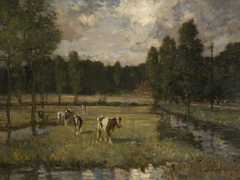 Suffolk Water Meadows — Bertram Priestman