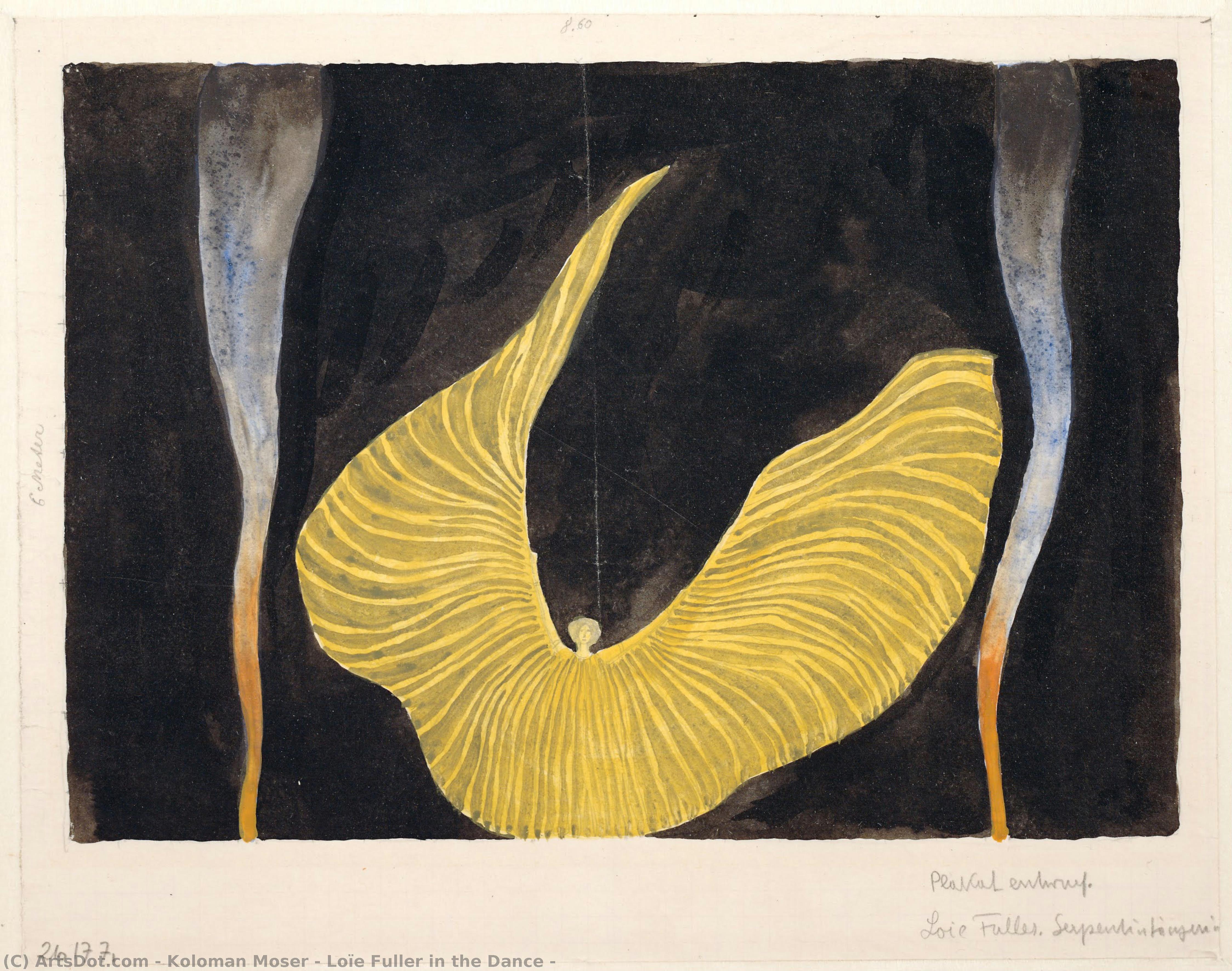 Loïe Fuller In The Dance — 콜로만 모저