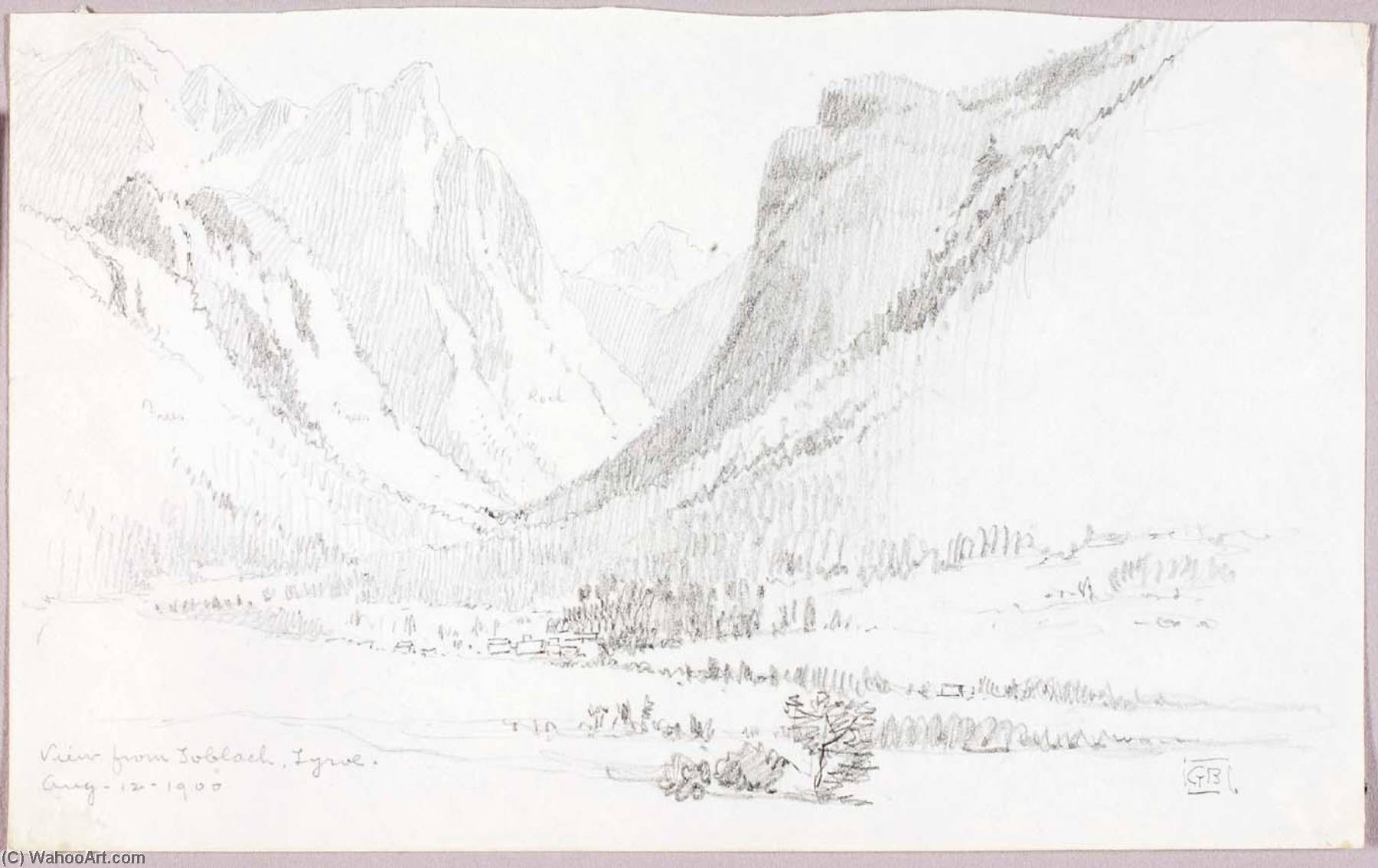 View From Toblach, Tyrol — George Elbert Burr