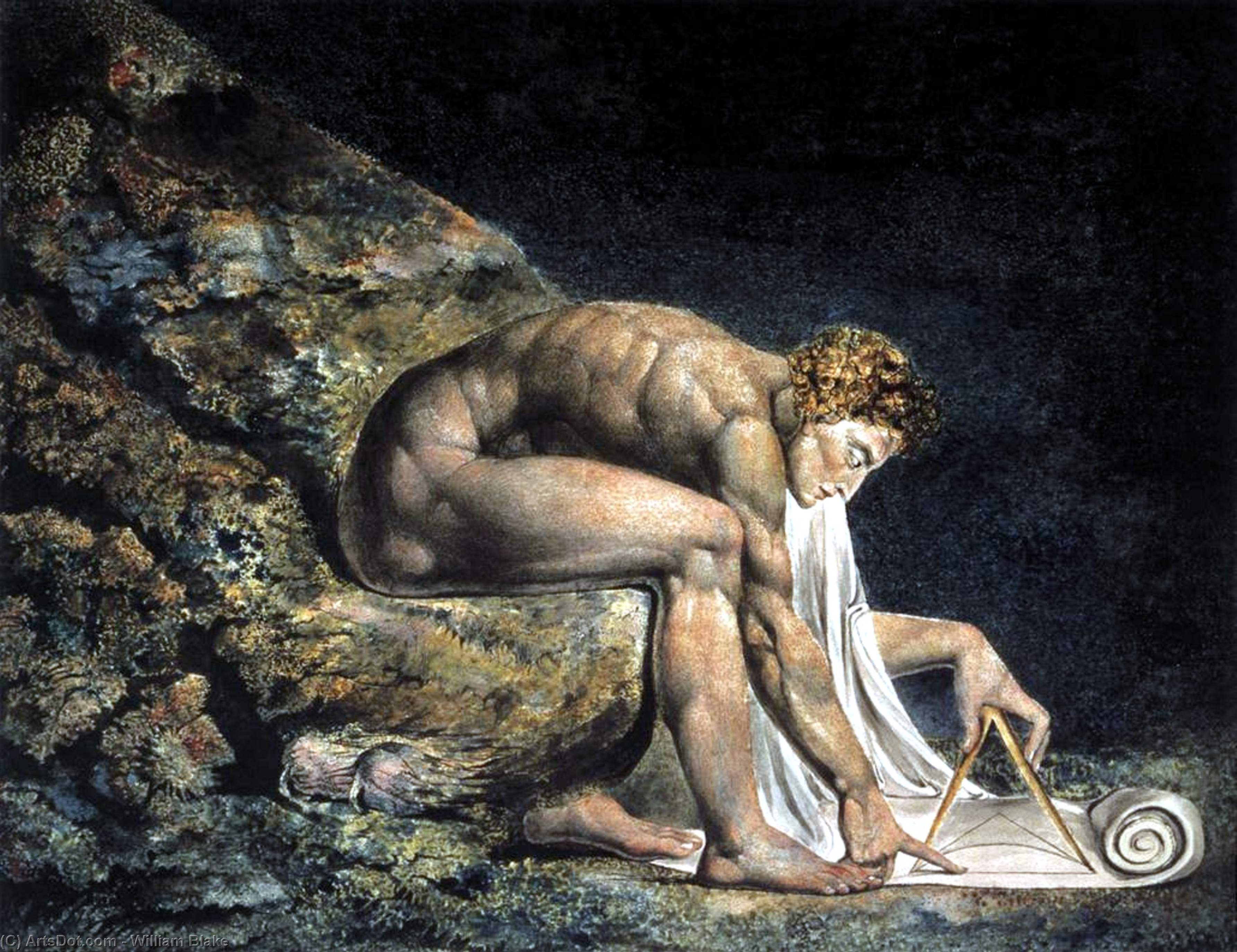 Isaac Newton — Vilijam Blejk