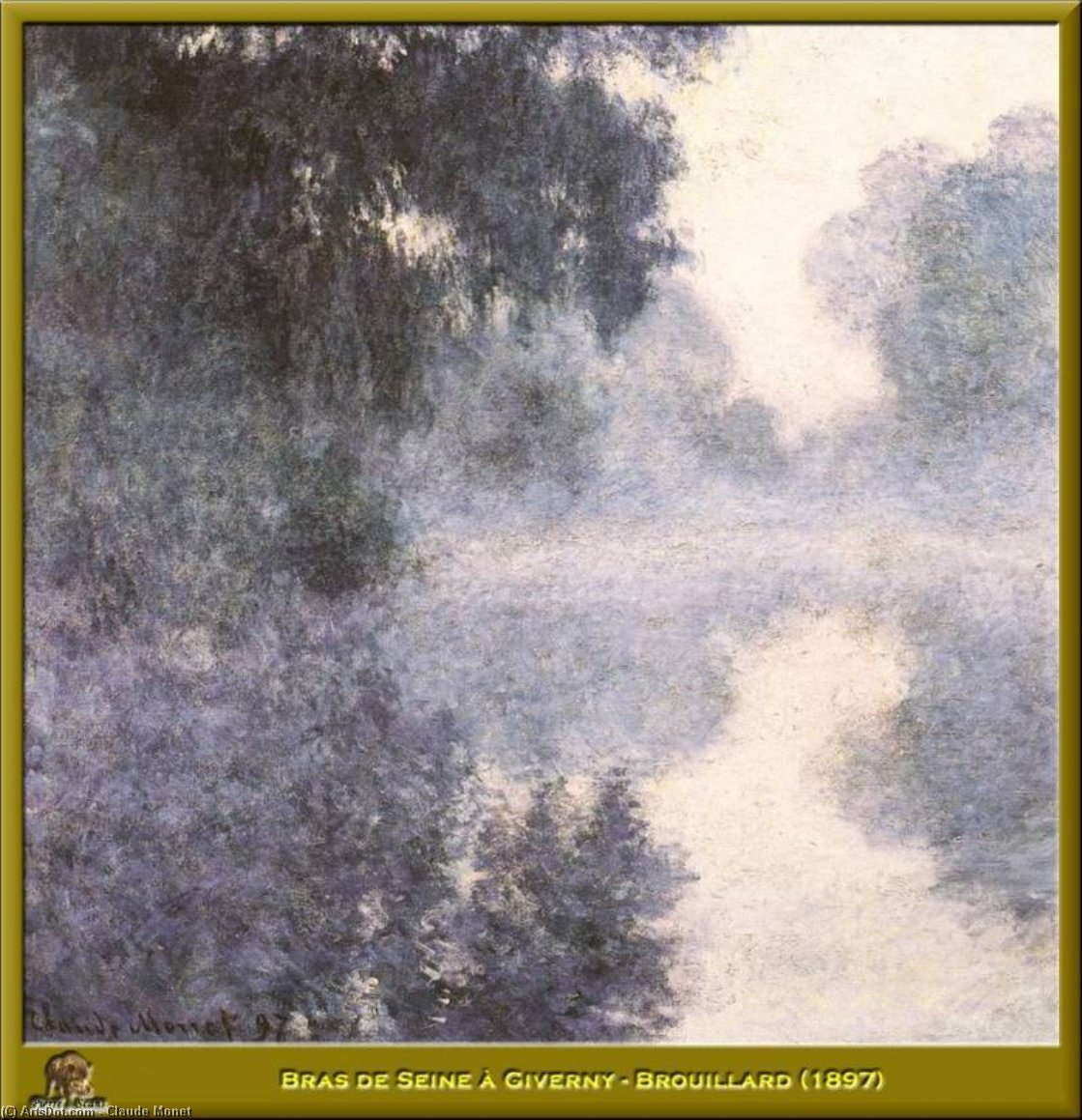 Eine Wiese Bei Giverny — Claude Monet