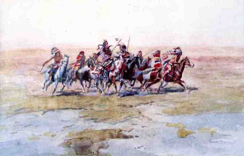 Cree War Party — Charles Marion Russell