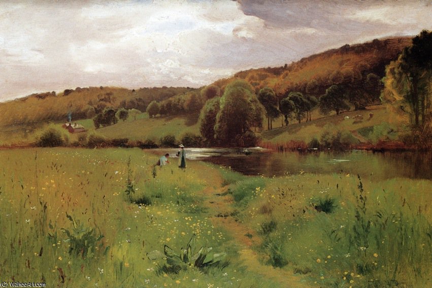 Springtime On The Thames - England — Ernest Parton