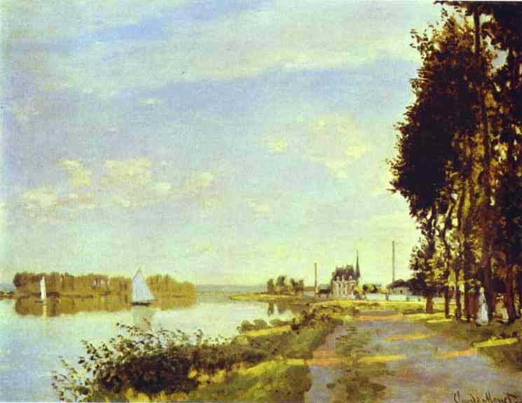 Il Percorso Fluviale Ad Argenteuil — Claude Monet
