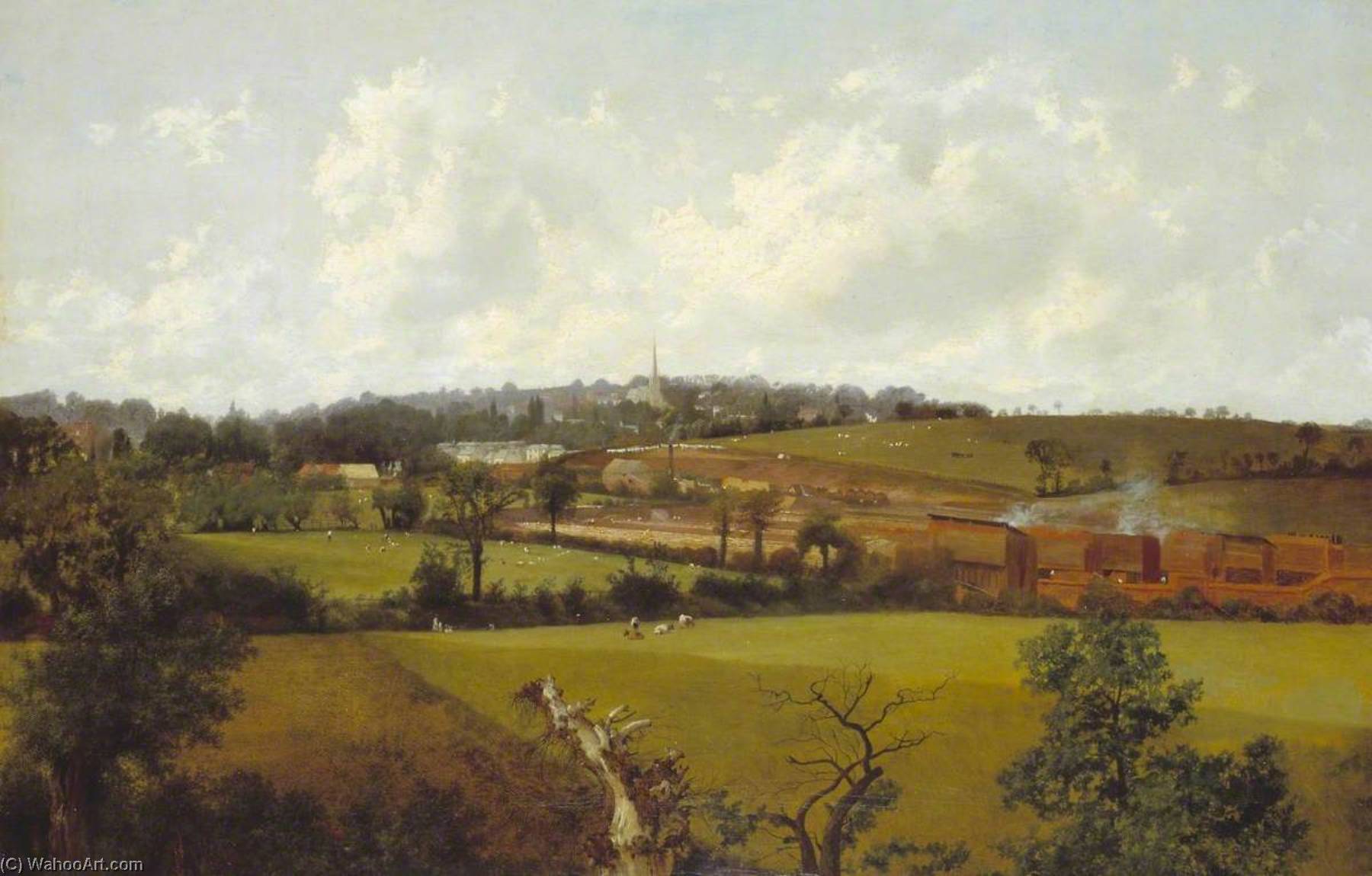 Hampstead From The South East — Alfred Clint