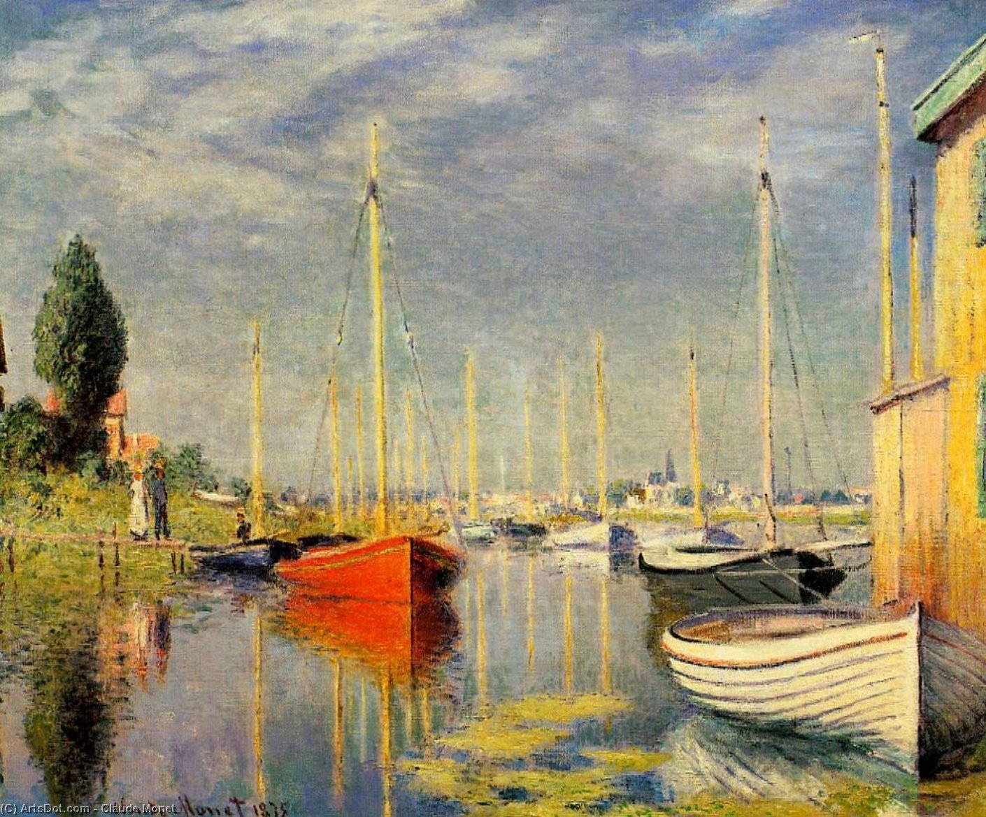 Yachter I Argenteuil — Claude Monet