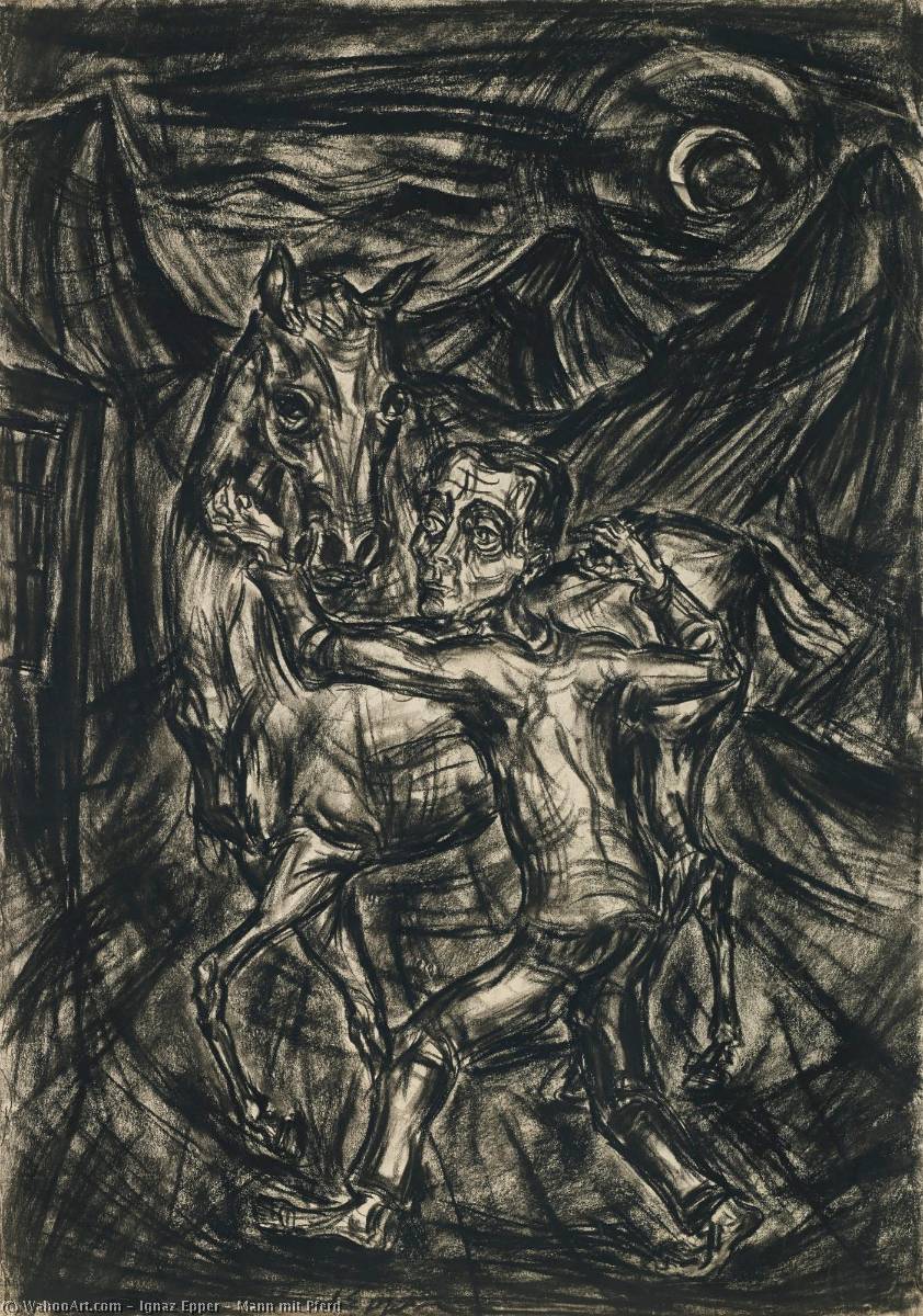 Mann Mit Pferd — Ignaz Epper