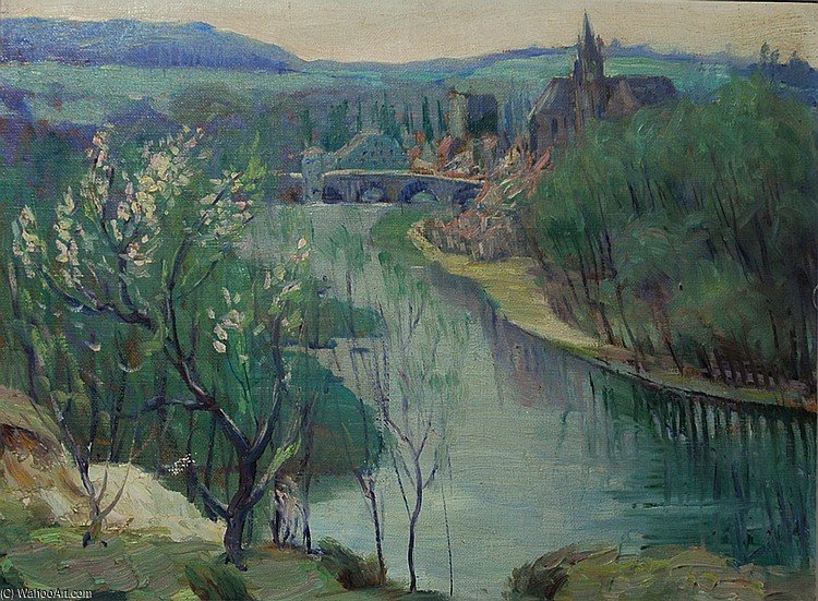 River Valley In Bloom — Леон Кролл