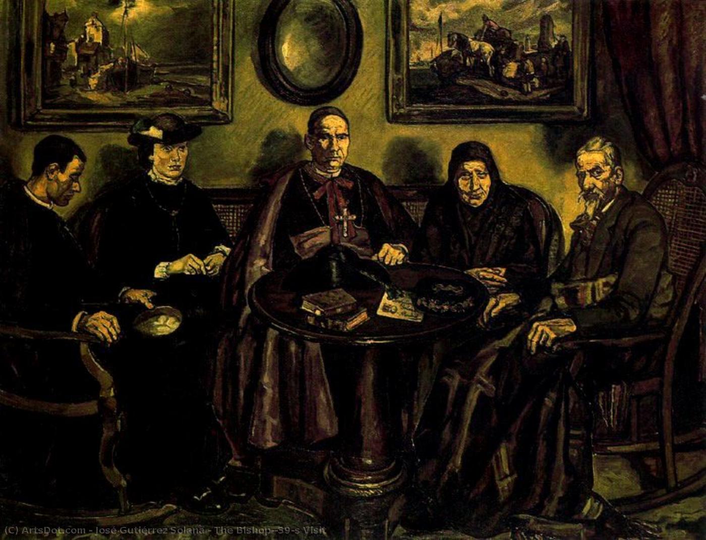 The Bishop's Visit — José Gutiérrez Solana