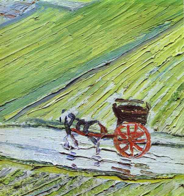 A Road In Auvers After The Rain. Detail — Vincent Van Gogh